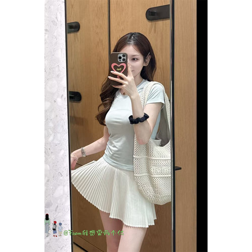 From新色/山顶蓝~齐腰短款速干运动瑜伽服swif Race3.0短袖T恤女