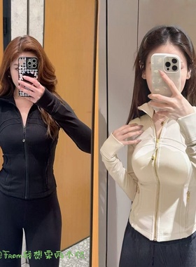 掌管身材的神！From新品~DF系列短款Jacket运动瑜伽夹克外套女