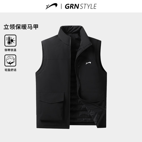 贵人鸟棉马甲外套男秋冬季