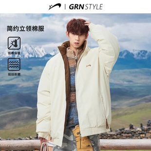 冬季 棉袄子外套男冬款 2025年新款 夹棉夹克男士 大码 贵人鸟棉服男款