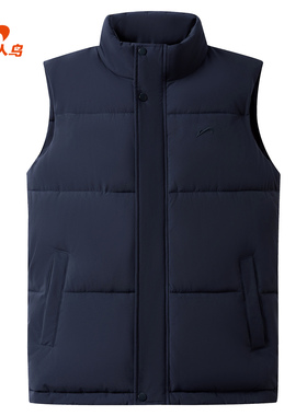 贵人鸟男士马甲男款冬季加厚保暖坎肩背心女款立领外套男冬款马夹