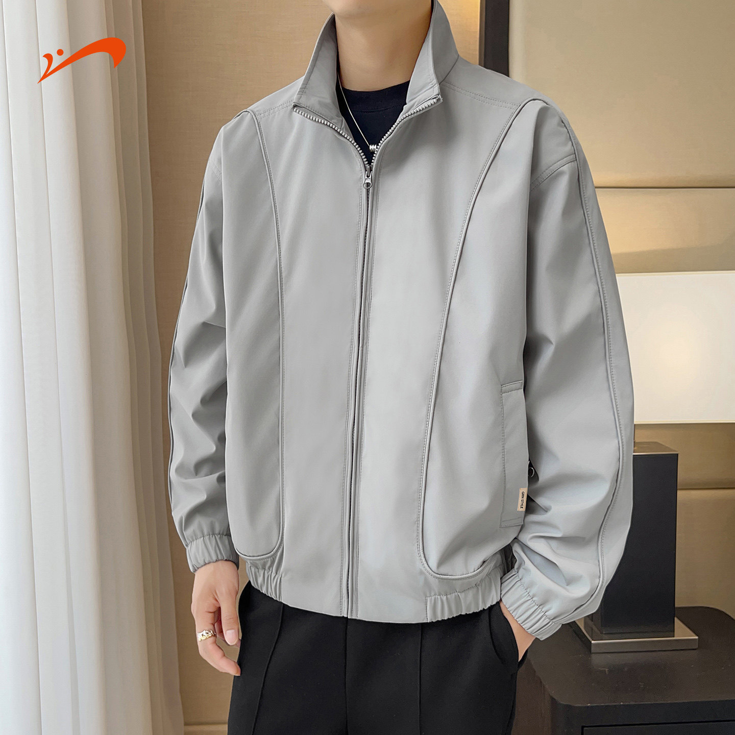 贵人鸟工装外套男款2026年春秋季男士教练夹克情侣运动防风上衣服