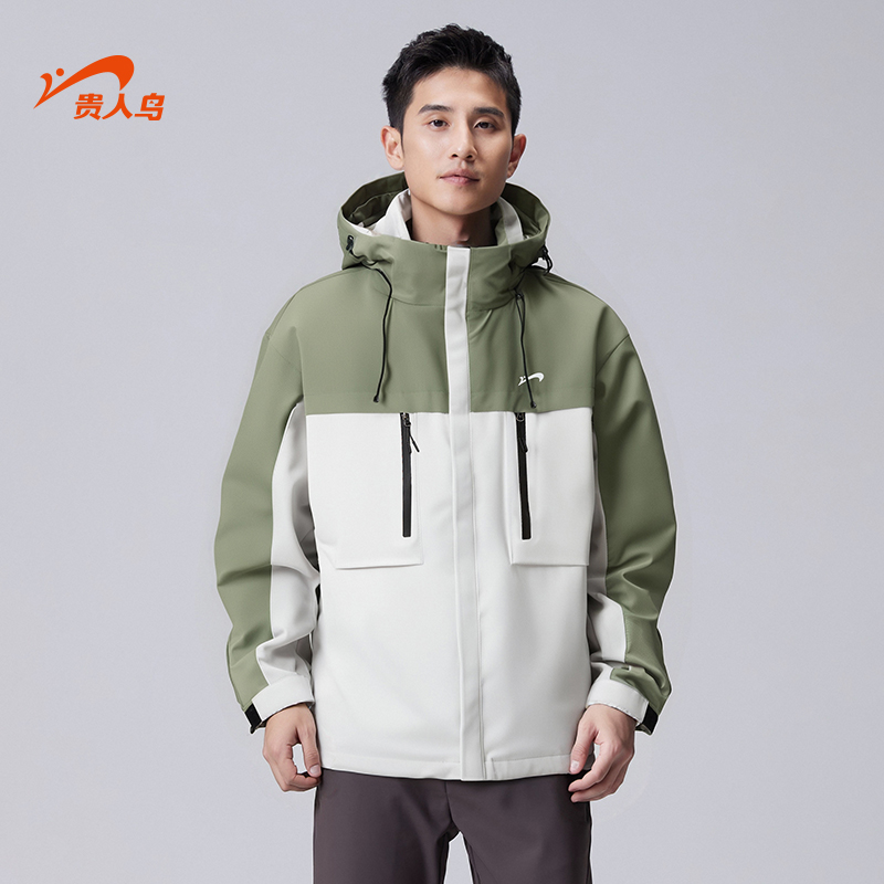 贵人鸟三合一冲锋外套男