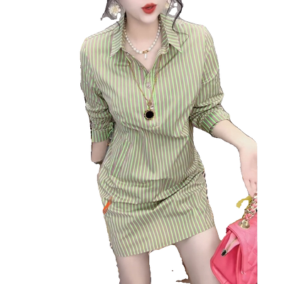 休闲时尚A字裙加绒加厚