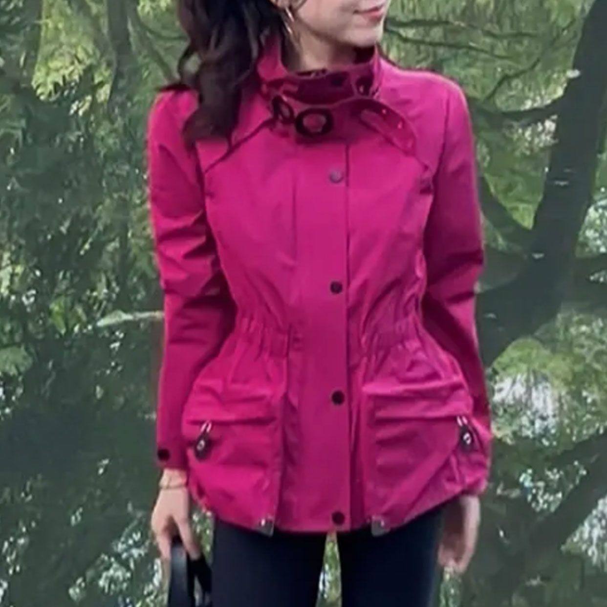 长袖显白大码气质简约外套秋季新款防风休闲女士户外时尚短款外套,女装/女士精品,短外套,淘宝优惠券,粉丝福利购,淘宝优惠卷