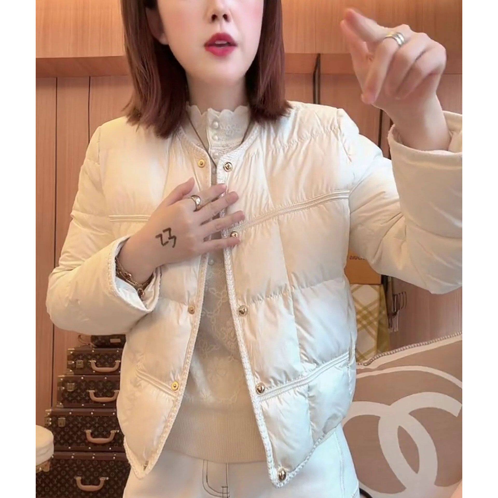 新款时尚设计感宽松显瘦棉衣