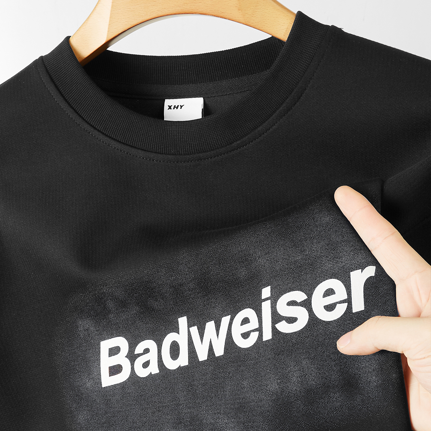 美式高街痞帅风卫衣男2025新款圆领潮牌宽松休闲长袖T恤套头上衣