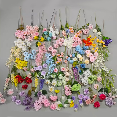 莫奈花园风花束蛋糕店展厅布置