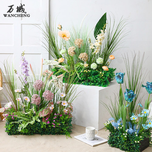 天津万城仿真绿植造景组合摆设