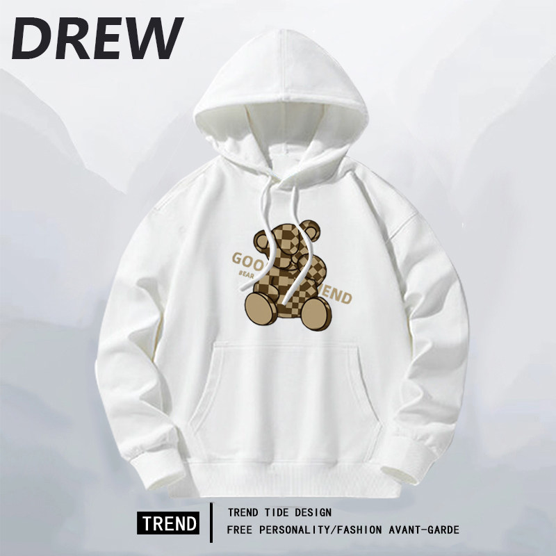 DREWHILE2023年秋上新连帽卫衣