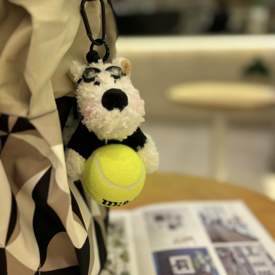 西高地网球挂件2025年新款