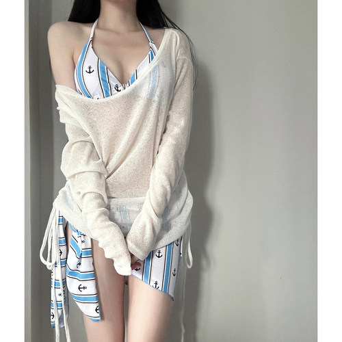 高级性感比基尼遮肉显瘦纯欲绝美