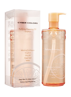 澳门代韩国Cyber Colors尚智色彩西柚温和净化清洁面卸妆油450ml