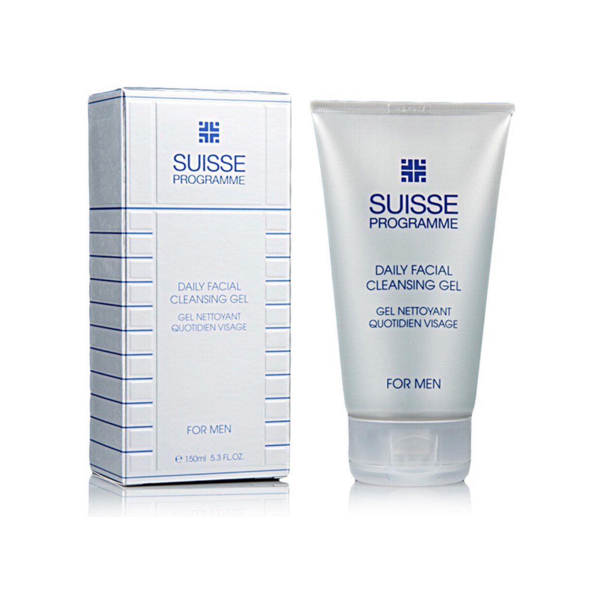 澳门代莎莎Suisse葆丽美男士面部清洁凝胶洁面控油洗面奶150ml