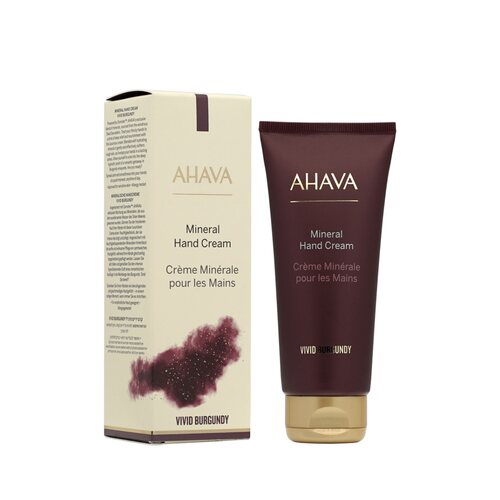 澳门代以色列AHAVA精致酒红矿物舒润补水保湿防干燥护手霜100ml