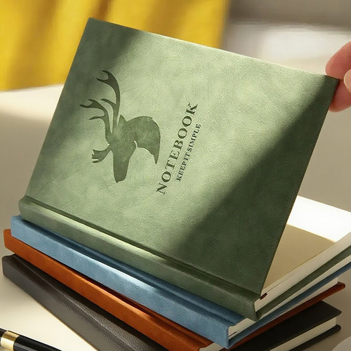 A5精装笔记本定制logoA4商务高档记事本B5硬面皮面工作会议记录本