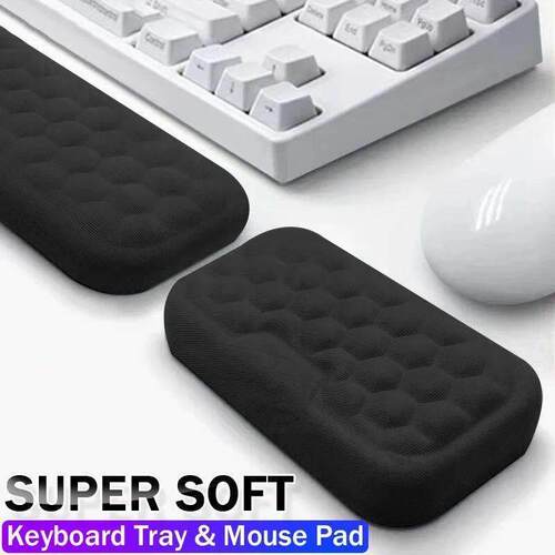 Wrist Mouse & Keyboard Protection Rest Pad Massage Texture F