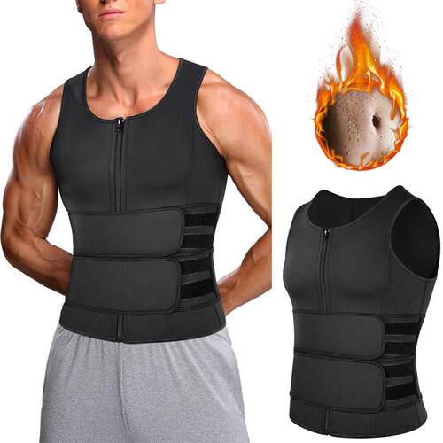 thewangs studioMen Waist Trainer Vest Corset Body Shaper Sl