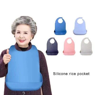 Full Coverage Adult Silicone Bibs Watertight & Soft Adult