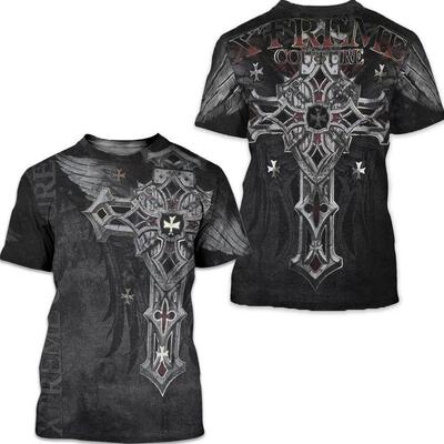 Archaic By Affliction Colisson Men'S T-Shirt 3D Graphic