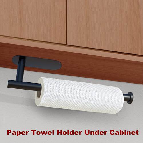 Paper Towel Holder Under Cabinet Wall Mount for Kitchen