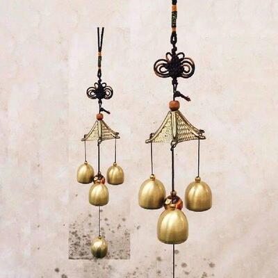Outdoor Copper Bells Wind Chimes DIY Creative Garden Yard
