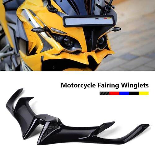 For BAJAJ Pulsar RS 200 RS200 LOGO ABS Front Fairing Winglet