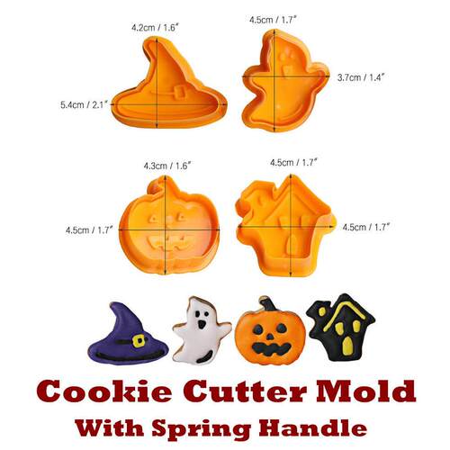 Cookie Cutter Set Pastry Stampers Easter Halloween Holiday