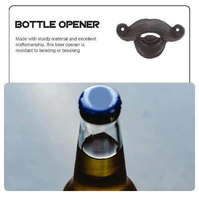 WallMounted BottleOpener CreativeIron ManualBeerOpener