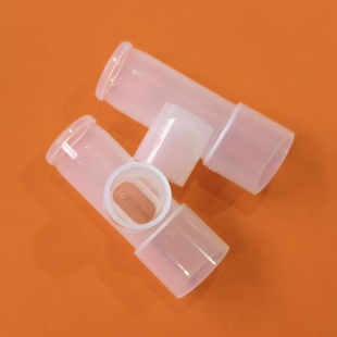 雾化三通气管接头三通接头呼吸回路三通接头22M-22F-18F(mm)接头