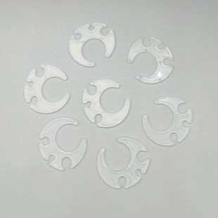 呼吸管路卡片呼吸机监测管固定器软管固定卡扣呼吸管路卡子4片装