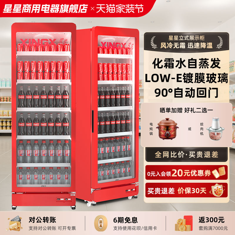 星星官方冰柜旗舰店冷藏展示柜