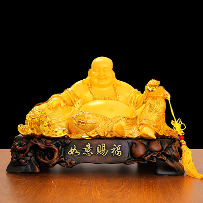 忆蔷树脂招财办公室客厅开业