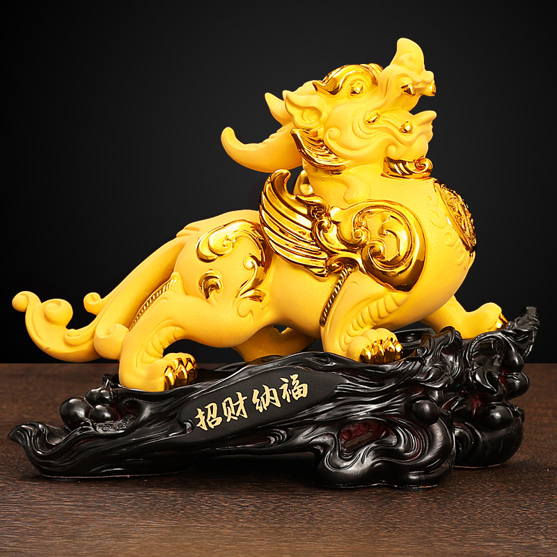 旺财守业貔貅摆件招财皮丘一对家居装饰品办公室新居乔迁开业礼品
