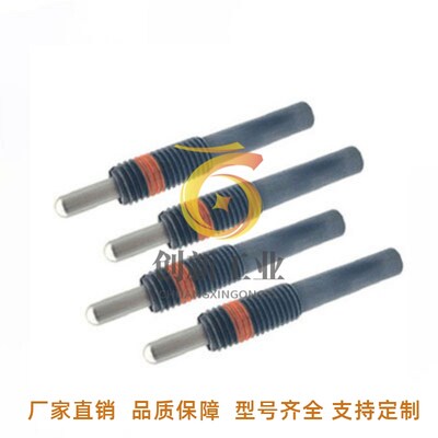 米思米弹簧柱塞 钢型PJS3/4/5/6/8/10/12-3/5/10/20分度销 轻载型