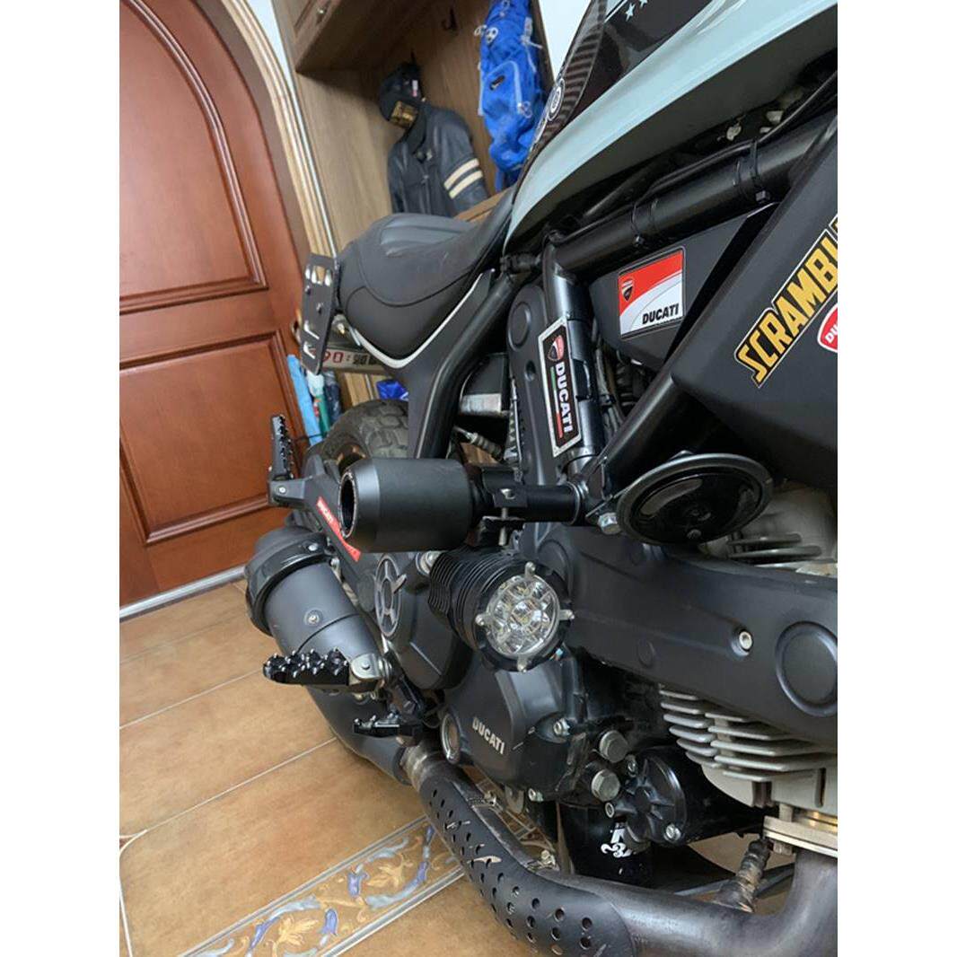 杜卡迪自游800 400 scrambler 咖啡自由 改装车身防摔球 ep保护球