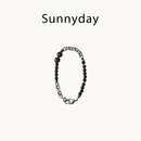 Sunnyday原创设计银木珠串珠手链男女高级感复古包包挂件潮流同款