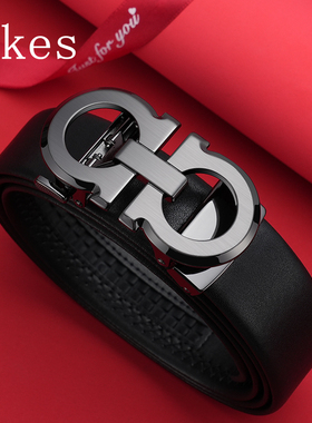 CKES官方正品男士2023新款皮带男真皮牛皮潮年轻人奢侈品高档品牌