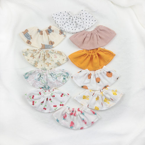 韩版纯棉纱布婴儿口水巾宝宝围嘴围兜加大系带口水兜儿童花瓣假领