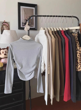 德绒保暖红色吊带小背心女秋冬修身内搭辣妹带胸垫短款打底衫上衣