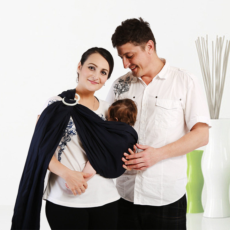 跨境工厂婴儿童宝宝双环扣背带育儿背巾棉透气棉抱袋新款