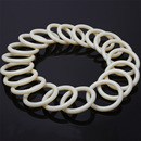 背巾环扣 有环双环育儿婴儿背巾用扣环DIY背带吊环波浪防滑设计