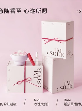 IMSOLE不定所所愿晶石滴香礼盒家用无火香薰扩香石