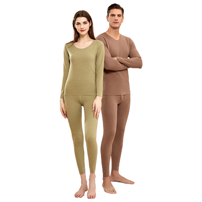 恒温德绒秋衣秋裤套装大码男女式