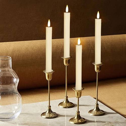 仿真内凹流泪子弹头长杆LED无烟电子蜡烛生日婚礼宴会派对剧本杀