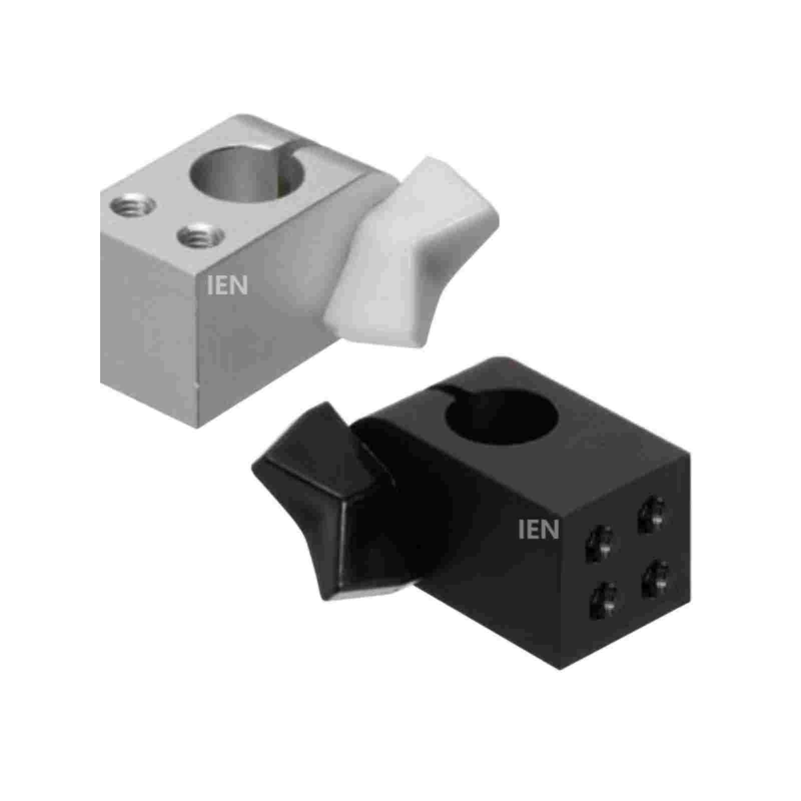 带蝶形旋钮螺纹垂直型支柱固定夹AMNCC RDA71 51-D6 8 10 12 15