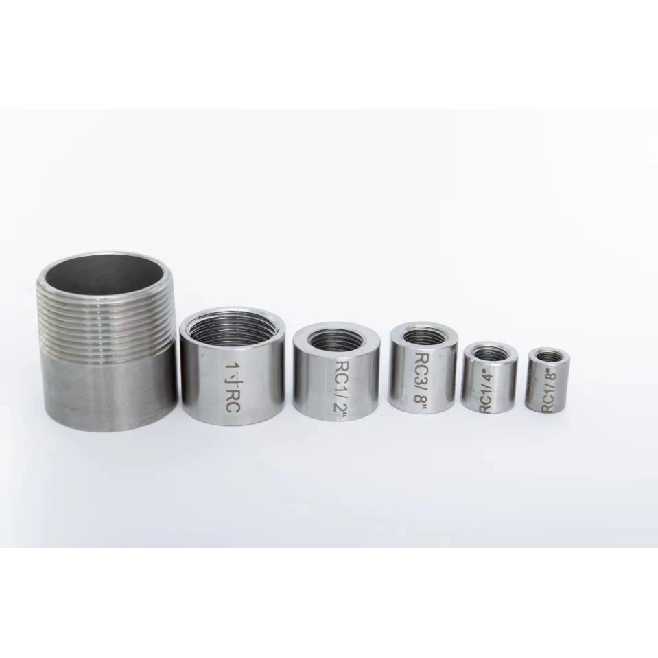 304不锈钢高压内外螺纹直通管接头螺纹RC螺纹NPT螺纹来图来样定制