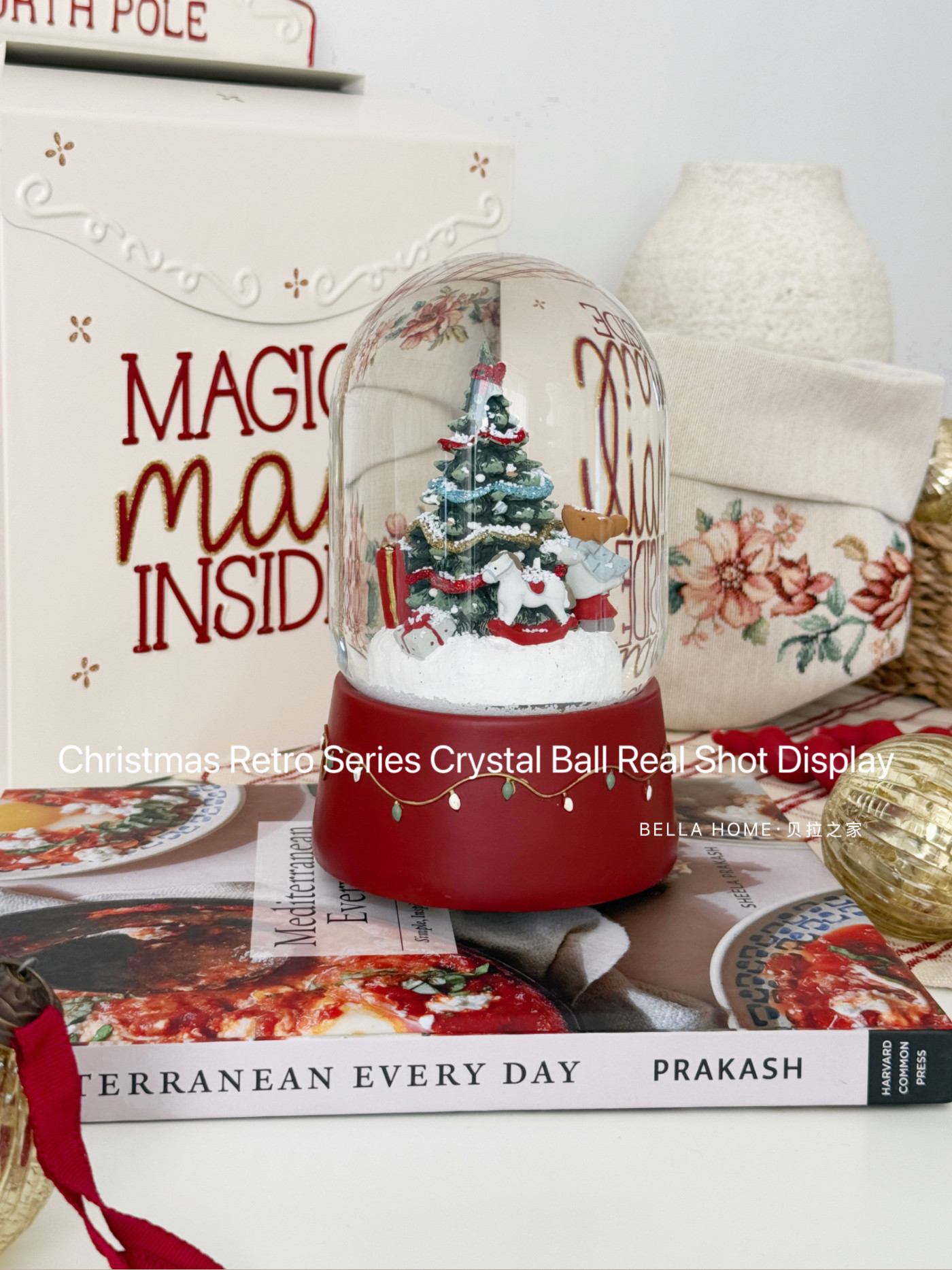 NEW YEAR GIFT ZARAHOME25 NEW CRYSTAL BALL MUSIC BOX LIGHT FESTIVE NEW YEARS EVE BIRTHDAY GIFT DECORATIONS