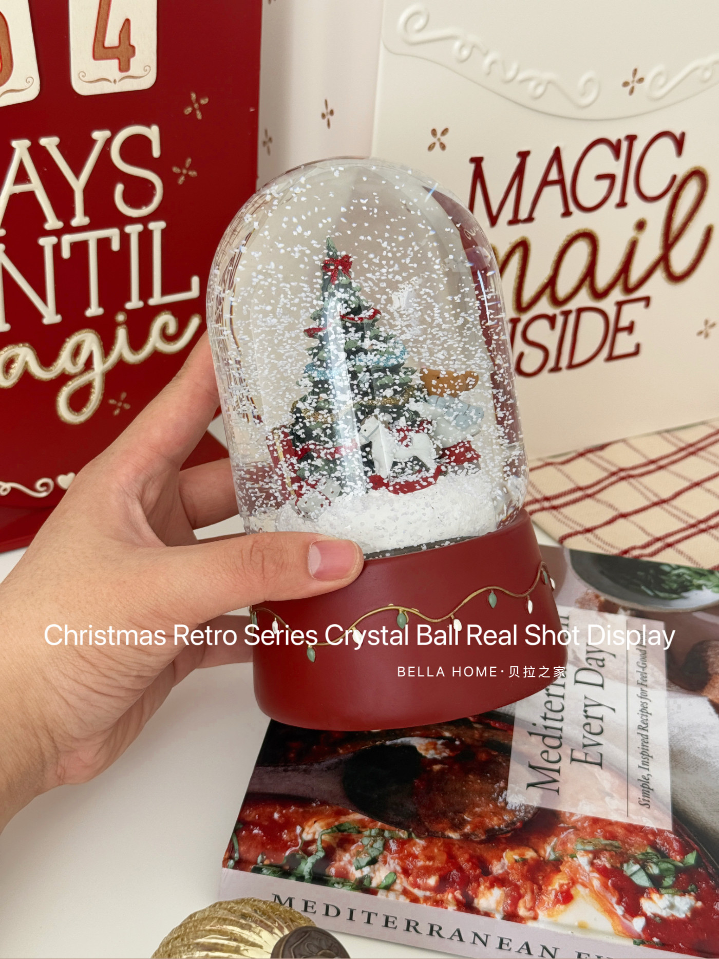 NEW YEAR GIFT ZARAHOME25 NEW CRYSTAL BALL MUSIC BOX LIGHT FESTIVE NEW YEARS EVE BIRTHDAY GIFT DECORATIONS
