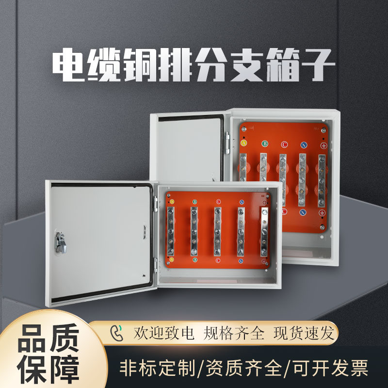 电缆分支箱T接箱铜排布线转接箱